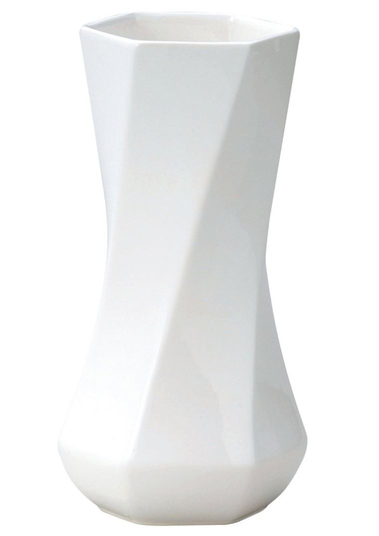 Monochrome Flower Vase ホワイト