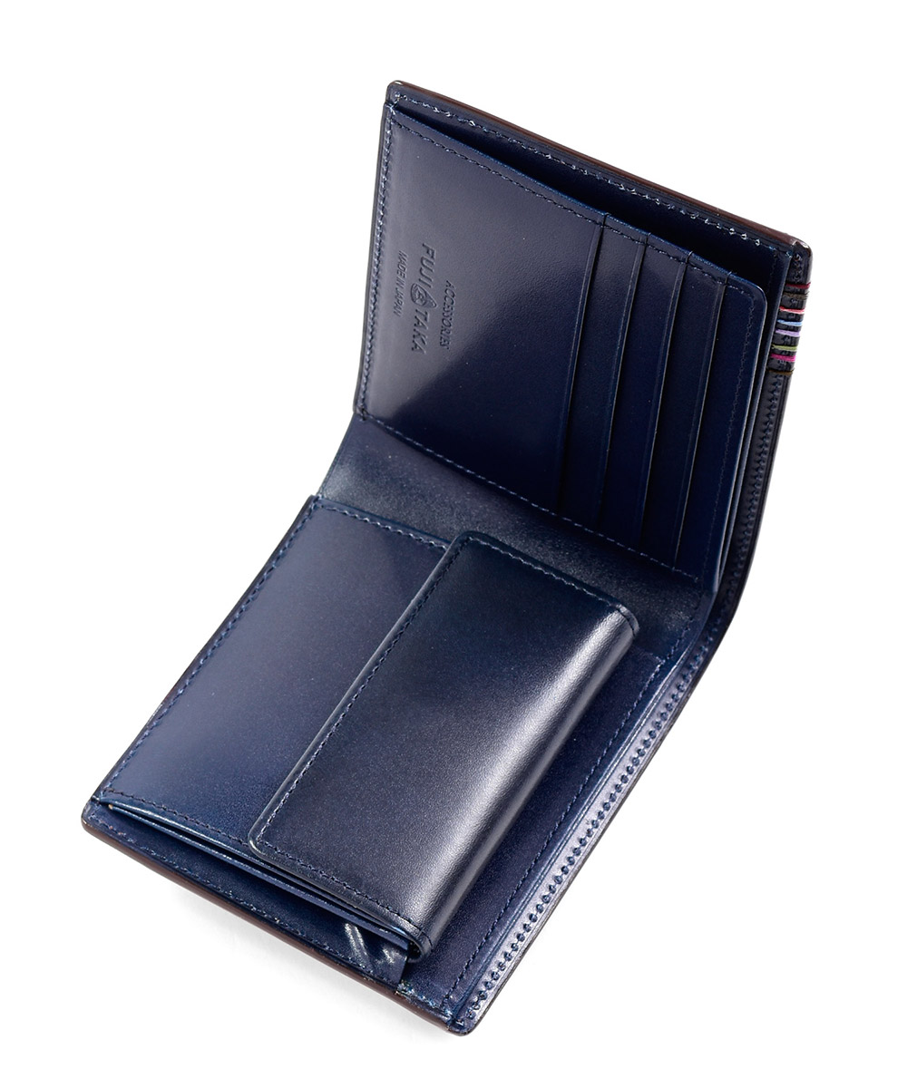 オイルコードバン　フォールメンズ用二つ折り財布